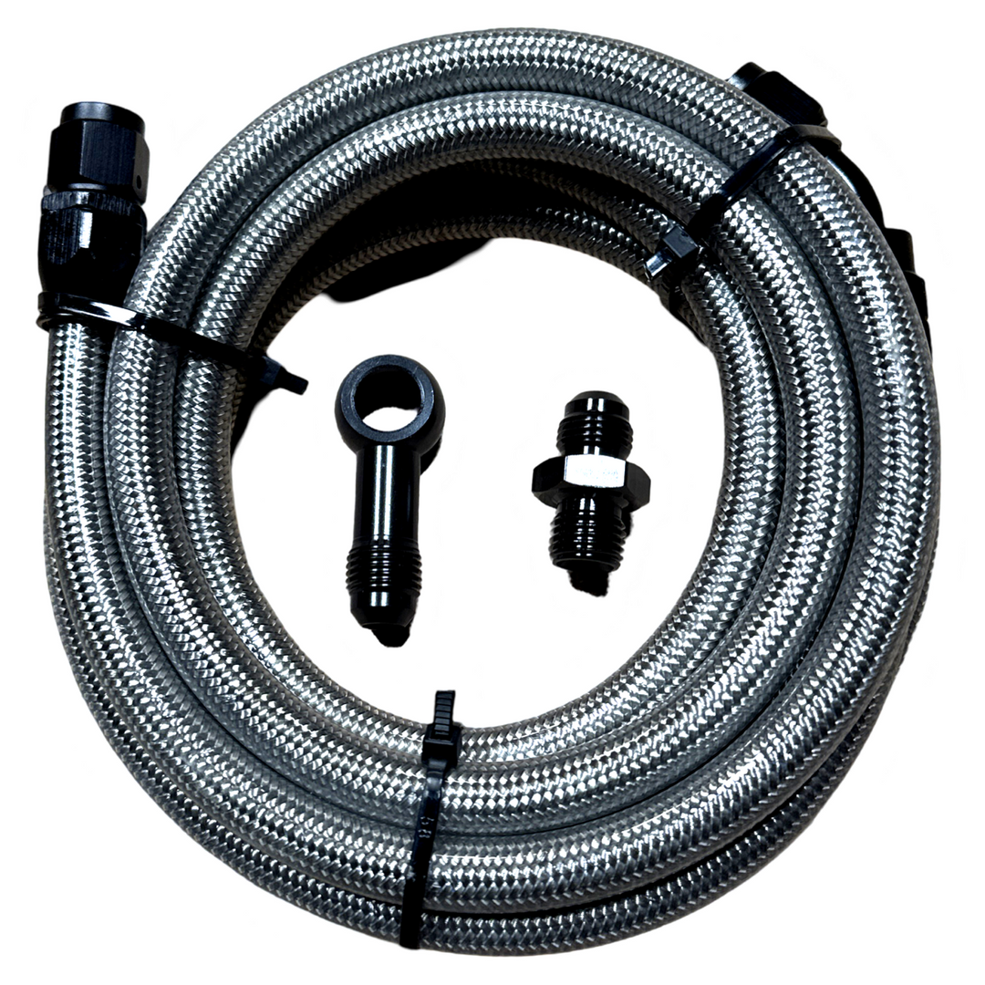 92-95 Civic 2dr Coupe Replacement Stainless Steel Fuel Feed Line Tank to Filter