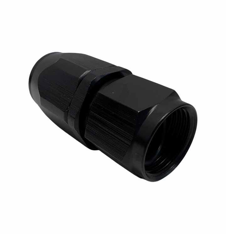 4Pcs 90° 0Degree Swivel Hose Line End Fitting Adaptor Fuel Oil AN10 10AN Black