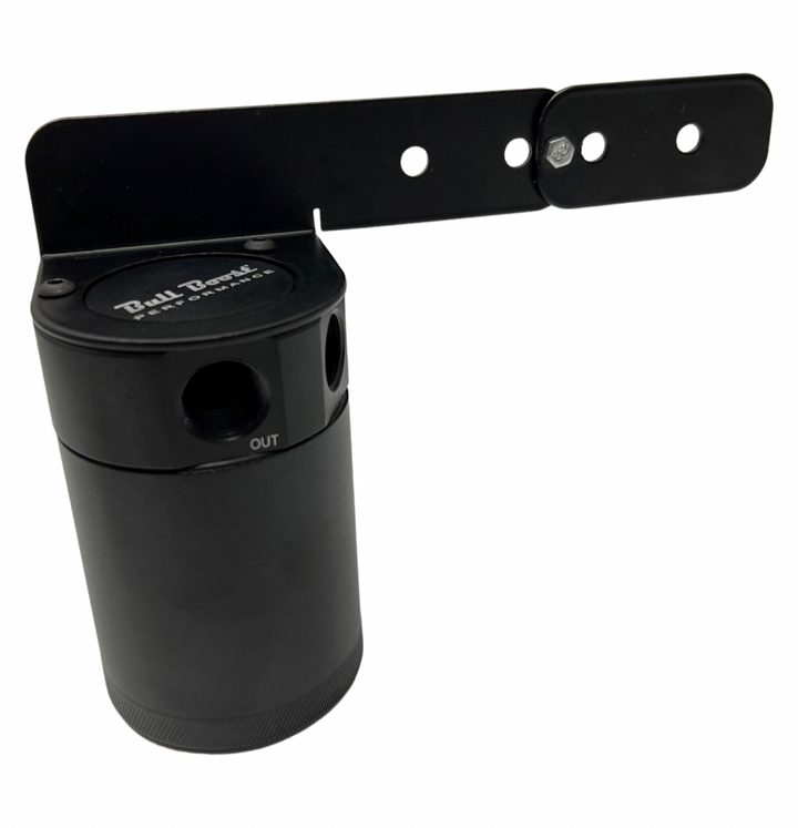 Universal Performance Oil Catch Can 2 Port -10AN + Mounting Bracket Kit Turbo V2