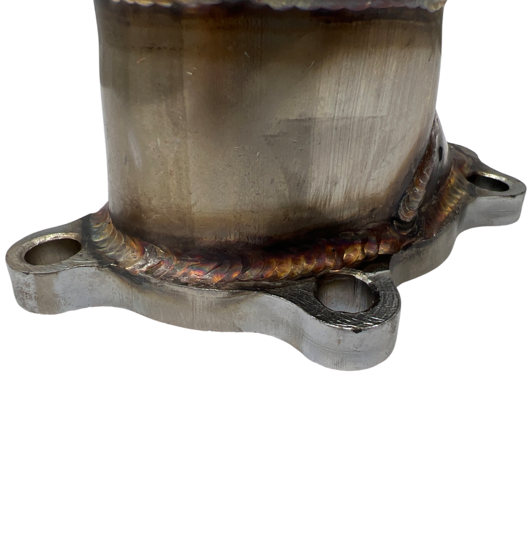 Stainless Steel 2.5"/63mm Vband Clamp Flange Turbo Down Pipe Adapter V-Band Downpipe Connector for T25 T28 GT25 GT28