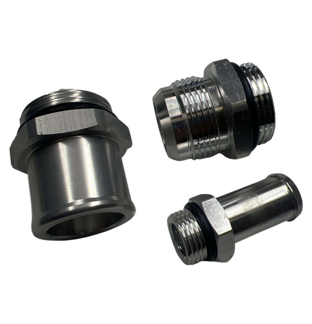 K20 K24 K Series Direct Water Pump Mount V2 Swivel Neck Thermostat Housing 16AN