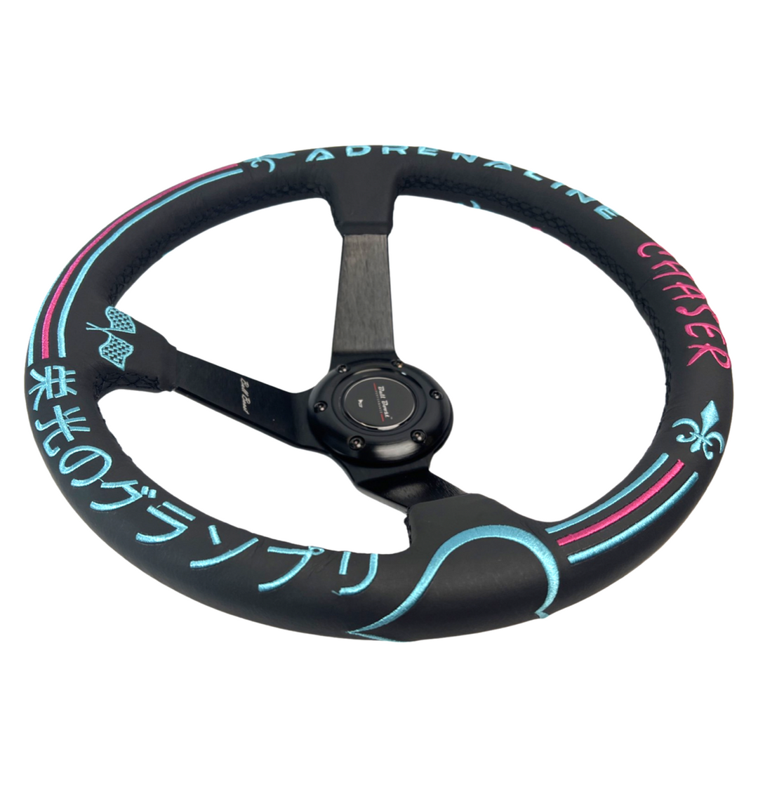 Leather Suede Deep Dish Steering Wheel Short Hub Adapter Kit For 2022+ GR86 Subaru BRZ FRS tC xB xD