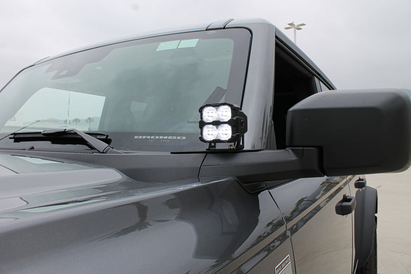 2021+ Ford Bronco Hood Mount/Ditch Lights/Pillars - PRO