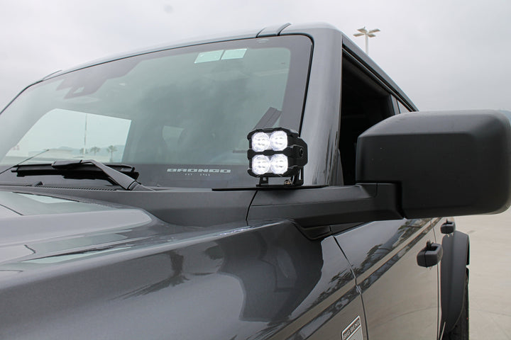 2022+ Ford Bronco Raptor Hood Mount/Ditch Lights/Pillars - PRO