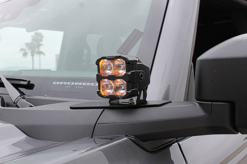 2021+ Ford Bronco Hood Mount/Ditch Lights/Pillars - PRO