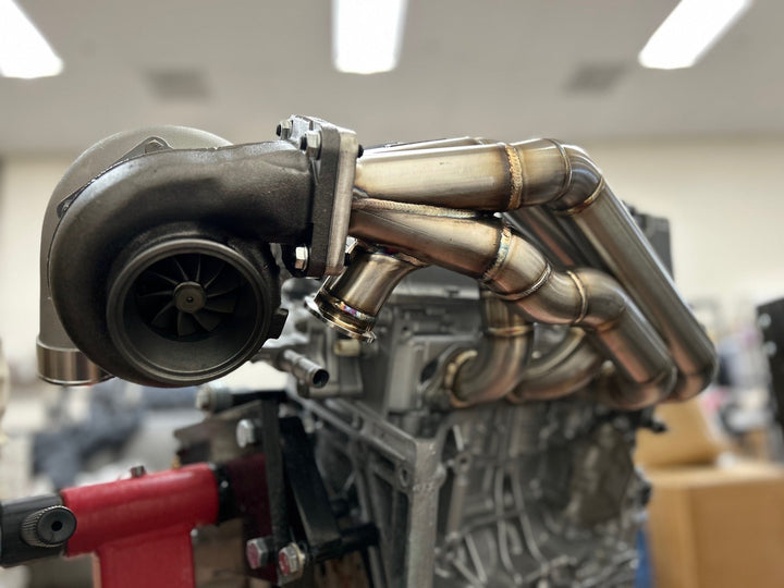 K Series Sidewinder Manifold K20 K24 T3 .82 Dual Ball Turbo K Swap Kit EG EK Civic Integra DC2 RSX EP3