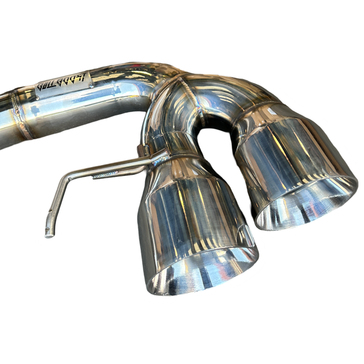 Catback Exhaust for 20-24 Chevy Corvette C8 Polished Tips 6.2L V8 Mandrel 304SS