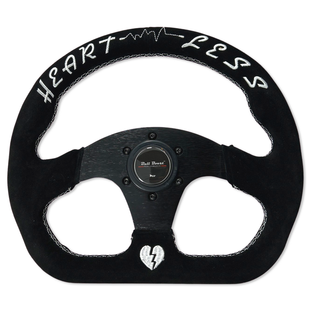 Quadro Yoke Suede Steering Wheel Kit For 01-06 BMW 320 325 328 330 M3 Z4 E90 Mini Cooper E46H