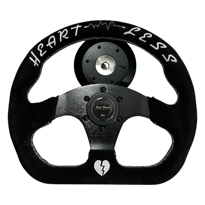 Quadro Style Steering Wheel + Short Hub Adapter Kit For Ford F 150 350 450