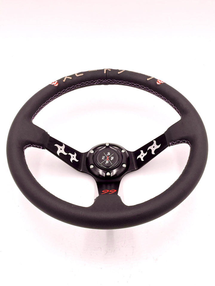 SPDZ1 “The Ninja” (Black) Steering Wheel – Deep Dish