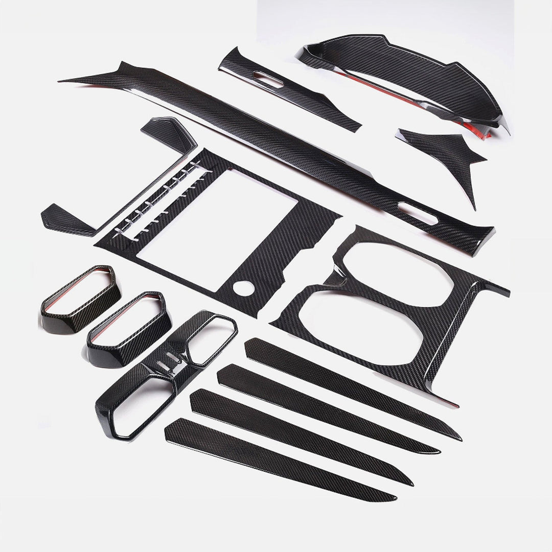 Full Carbon Fiber Interior Trim Cover Set Fits Lamborghini URUS Lambo 2018+
