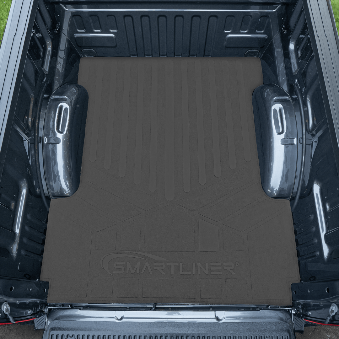 Tapetes SmartCoverage™ de ajuste personalizado para Ford F-150 SuperCrew Cab 2015-2025 con asiento tipo banca en la primera fila (sin OTH ni almacenamiento debajo del asiento de la segunda fila).