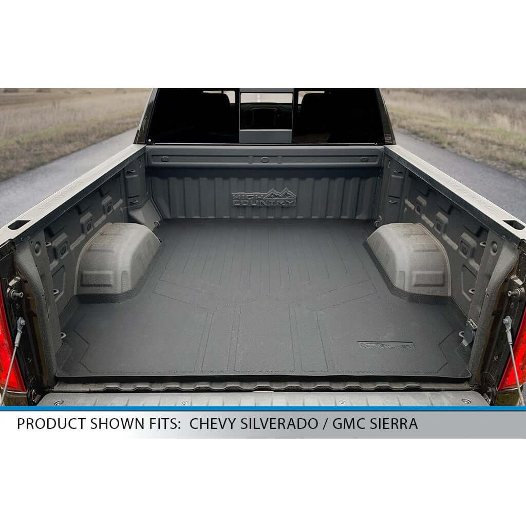 SmartCoverage™ Floor Liners For 2019-2026 GMC Sierra/ Chevy Silverado 1500 Crew Cab (5'8 Short Bed Only)- K0400