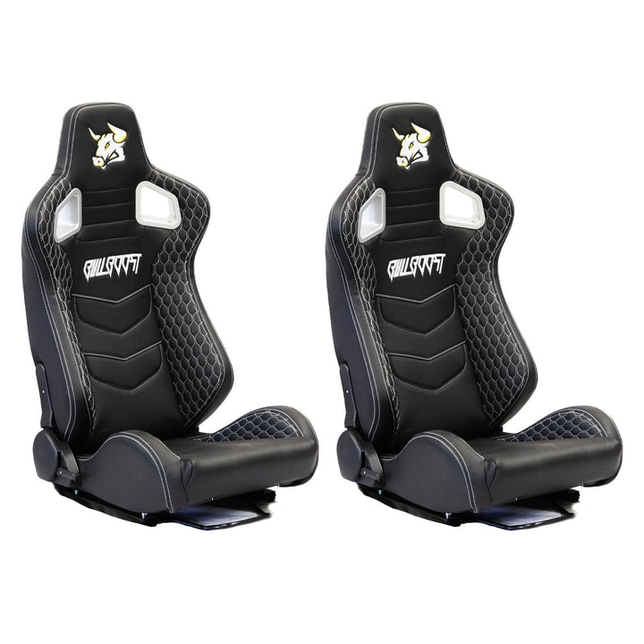 PAIR Leather Reclinable Racing Bucket Seat | 1,000 ENTRIES