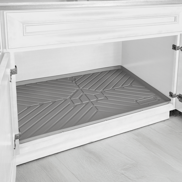 SMARTLINER HOME™ Under Sink Cabinet Bathroom Mats Compatible With Standard Bathroom Cabinets 19.5" x 28.5"