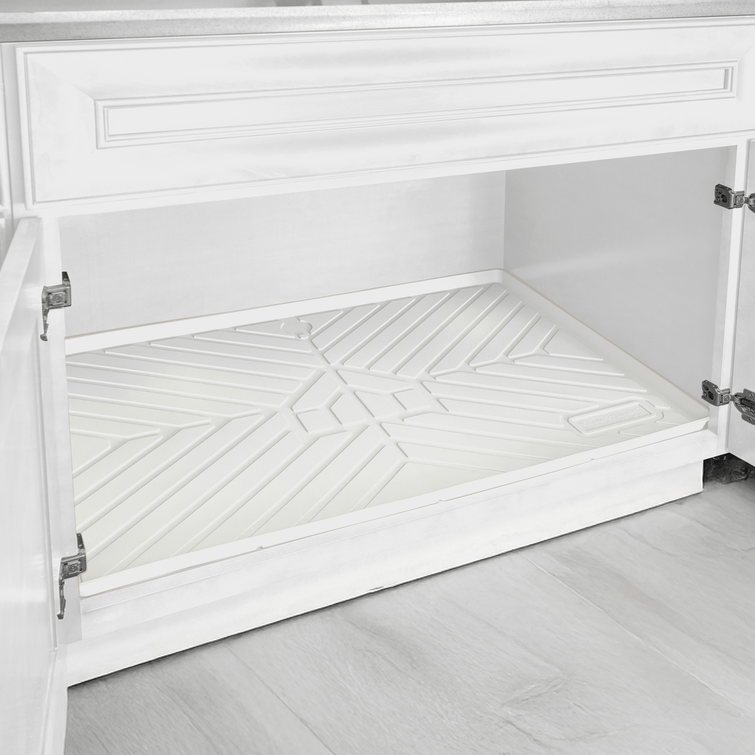 SMARTLINER HOME™ Under Sink Cabinet Kitchen Mats Compatible With Standard Kitchen Cabinets 22.5" x 28.5"