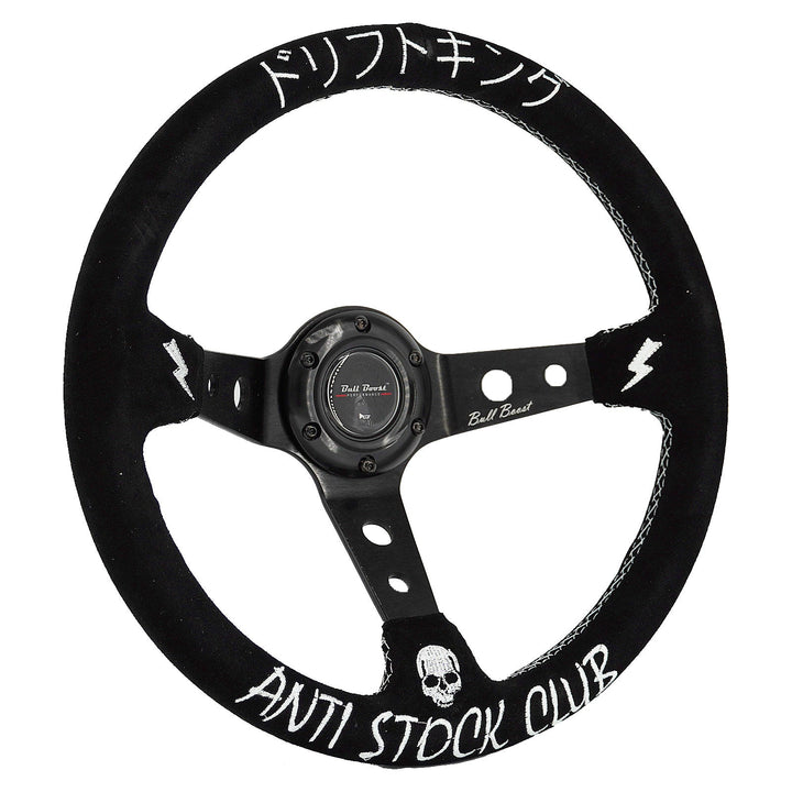350mm Steering Wheel + Short Hub Adapter Kit For Mazda Miata RX-7 RX-8 MX-3 MX-6