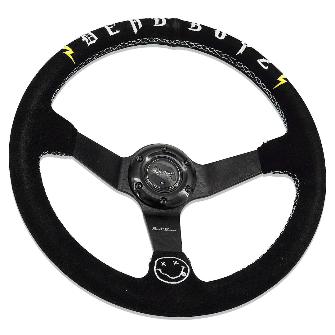 Universal Deadboyz 350mm 3"Deep Dish 6-Bolt Steering Wheel | 150 Entries