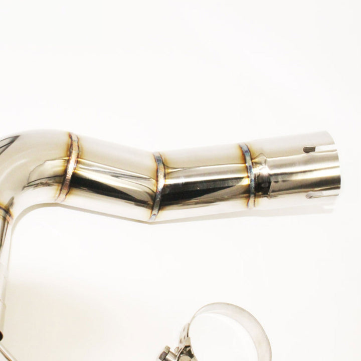 T304 Stainless Exhaust Muffler with Carbon Fiber Tips for Audi Q8 4M 2.0T 3.0T