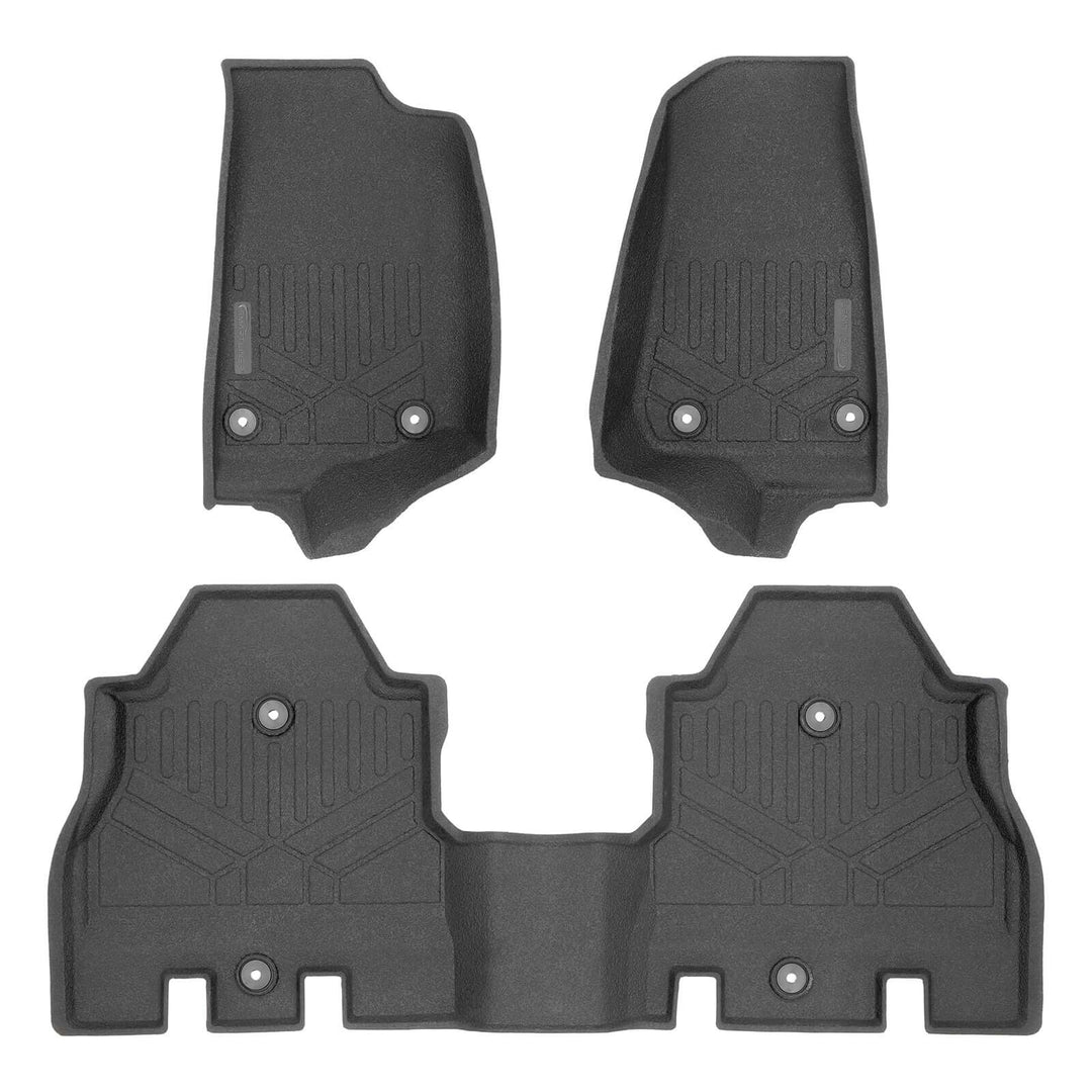 SMARTLINER Floor Liners for 2018-2020 Jeep Wrangler (2 Door Models)