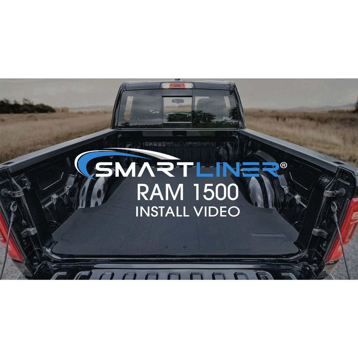SMARTLINER Custom Fit Floor Liners For 2019 - 2024 Ram 1500 Crew and Quad Cab with First Row Bench Seat