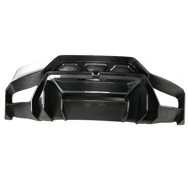 V Style Dry Carbon Fiber Rear Diffuser for Lamborghini Huracan LP 610