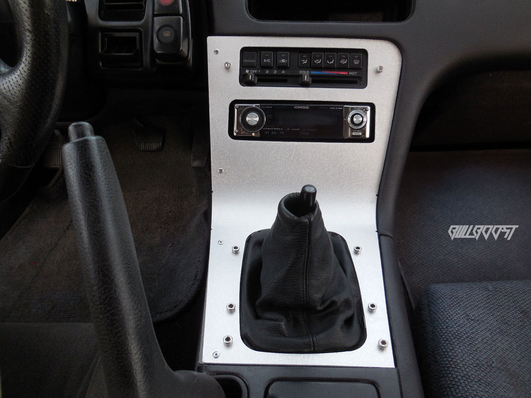 Aluminum Radio/Shift Surround Bezel Console For S13 240SX LHD 89-94