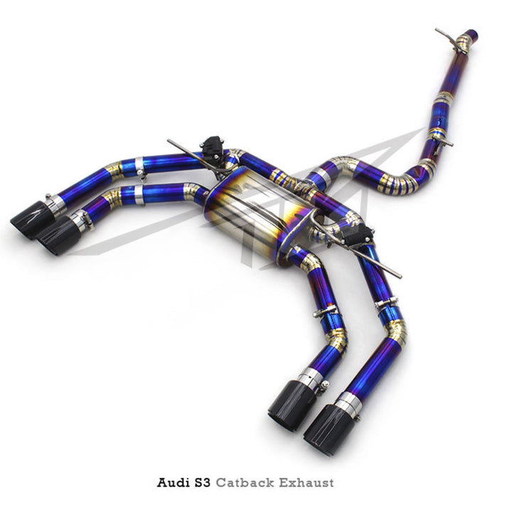 Titanium Valved Catback Exhaust System for Audi TT TTS RS 8J MK2 2.0T