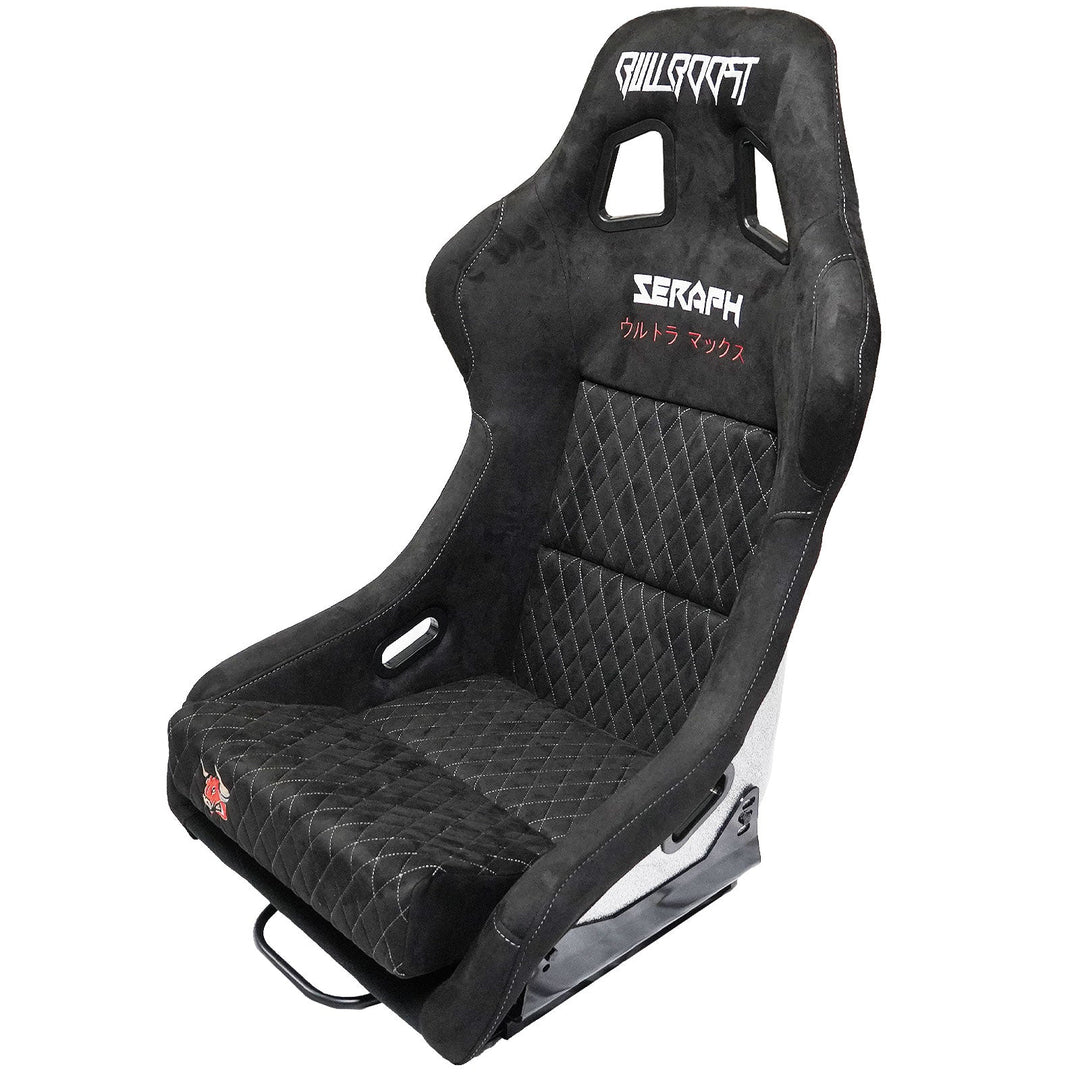 Bull Boost Adjustable Racing Lowered Ultra Max Bucket Seat with Slider Rails