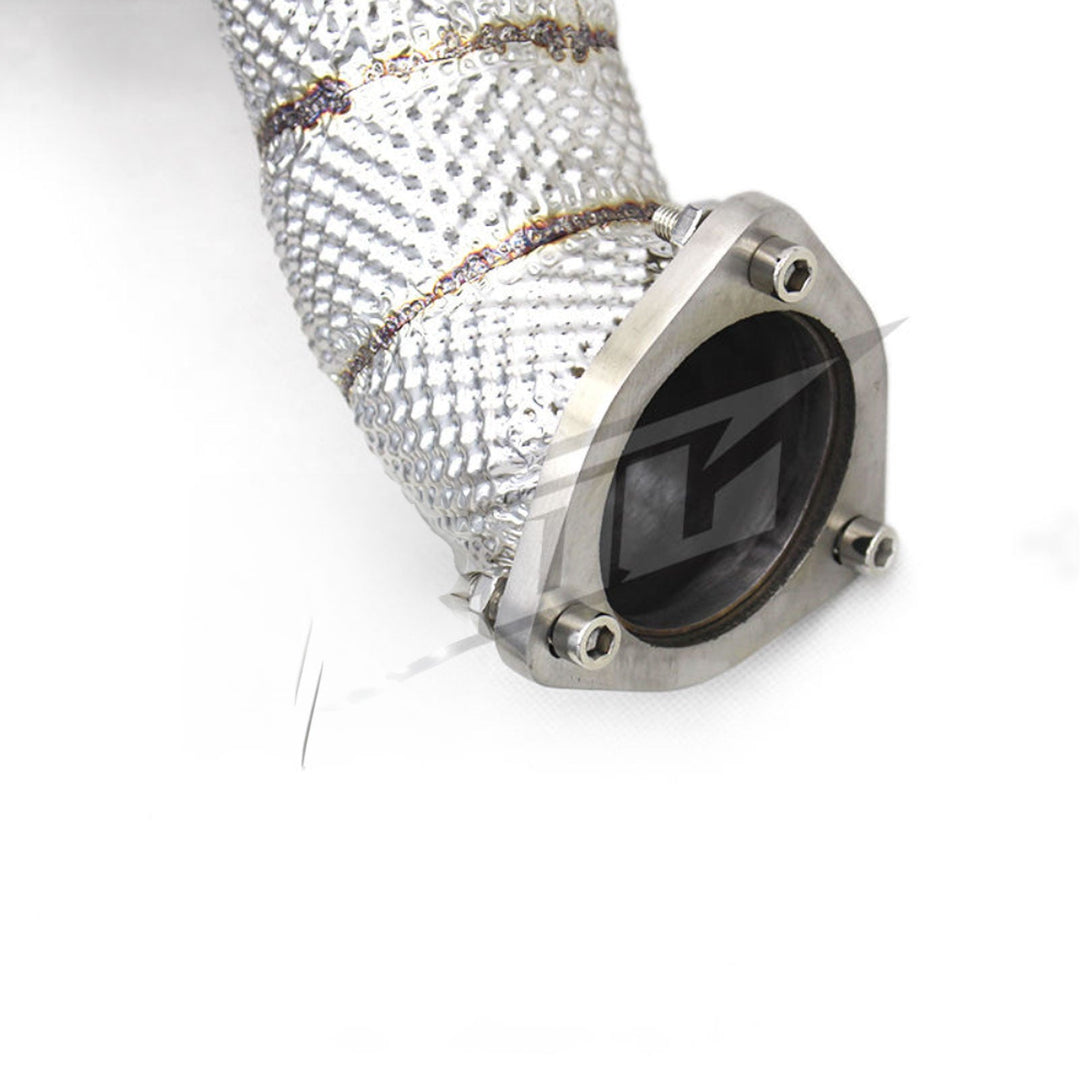 High Flow Catted 304 Stainless Exhaust Downpipe for Audi RS Q8 SQ8 4.0T