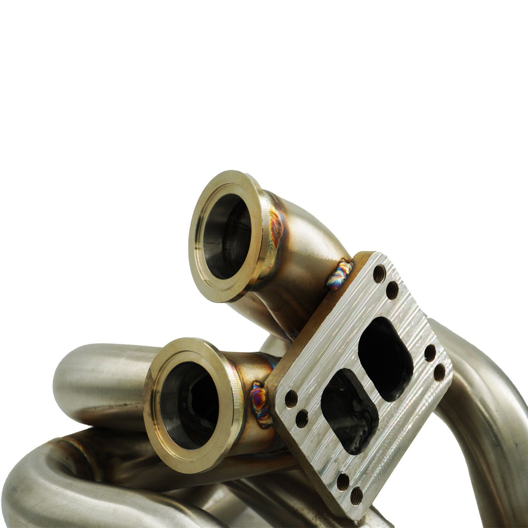 SR20DET T3 T4 Twin Scroll 44mm Top Mount Turbo Manifold Kit S13 S14 S15 180SX 240SX