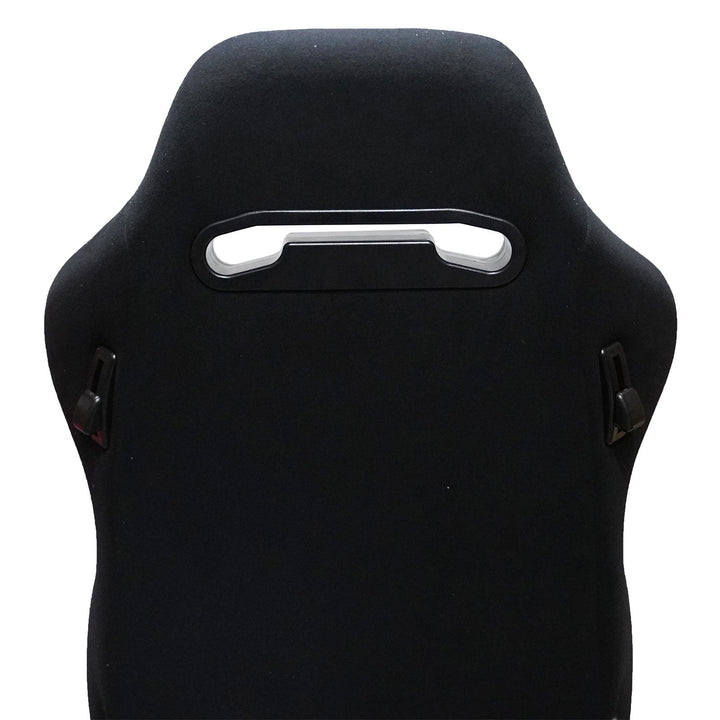 Adjustable Black Luxury Racing Lowered SR3 CONFETTI Style Velvet Seat w/ Sliders