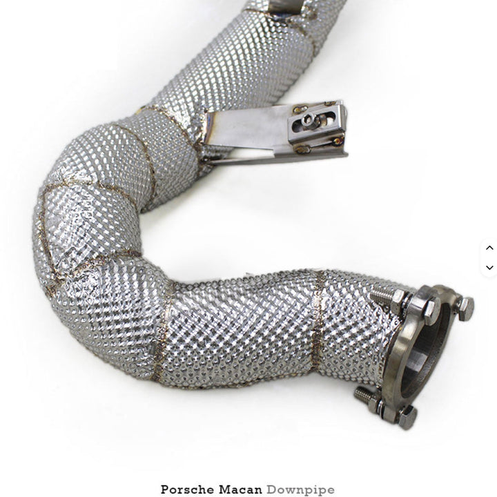 Straight Free Flow Stainless Steel Down Pipes for Porsche Macan Turbo GTS 3.6T