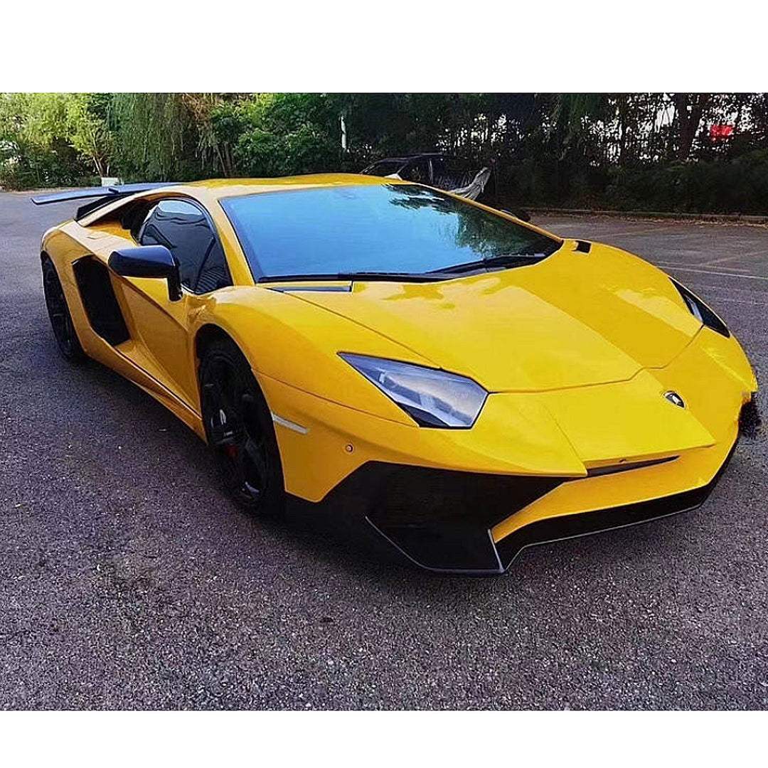 LP750 SV Style Semi Carbon Fiber Front Bumper for Lamborghini Aventador LP700 LP720 Upgrade