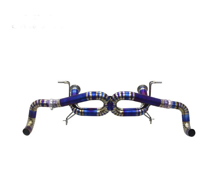 Titanium True F1 Exhaust System for Audi R8 V8 V10 4.2 5.2 2017–23 Type 4S