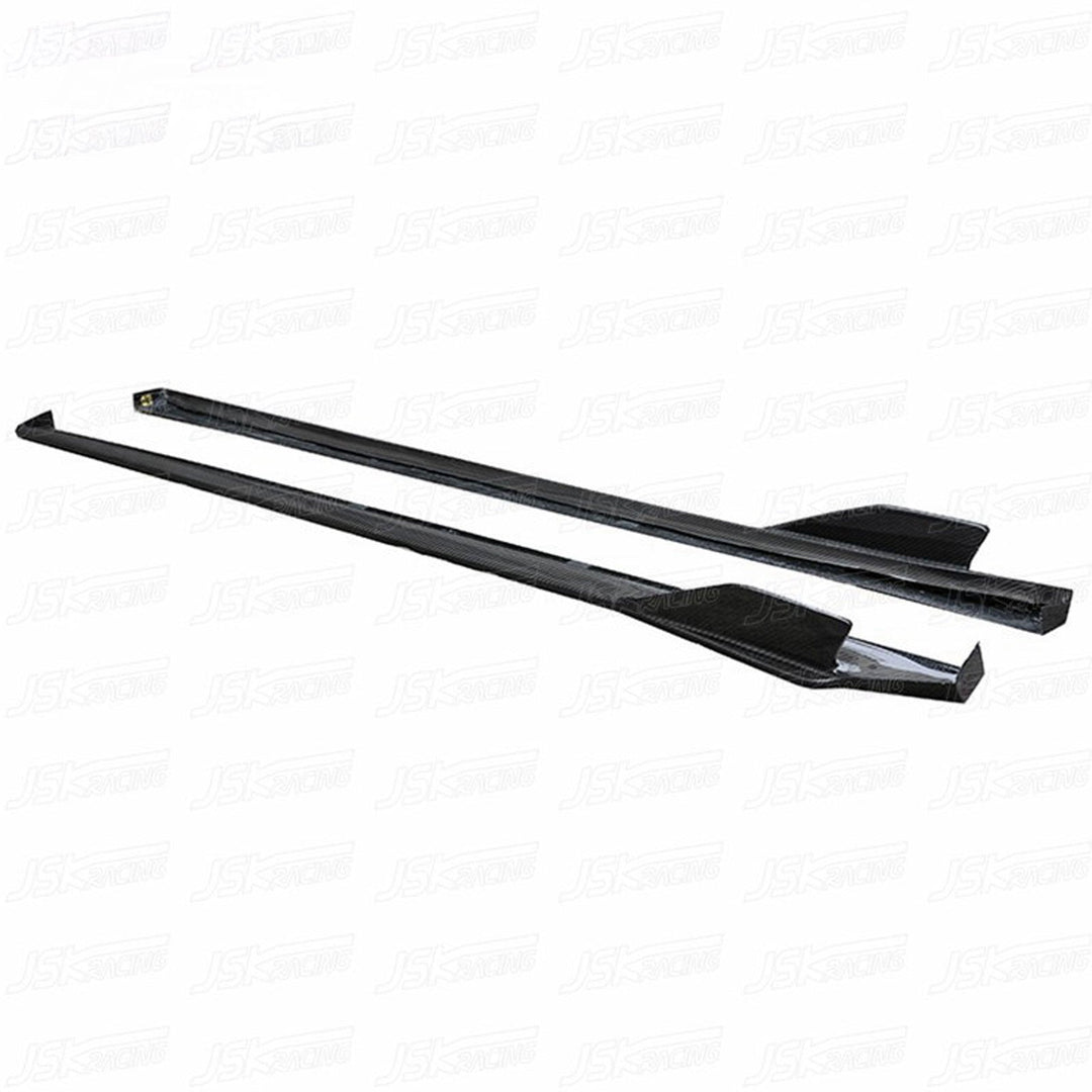 Carbon Fiber Side Skirts Extensions for Porsche Cayman 718 16-19