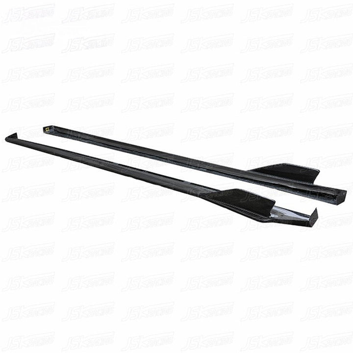Carbon Fiber Side Skirts Extensions for Porsche Cayman 718 16-19