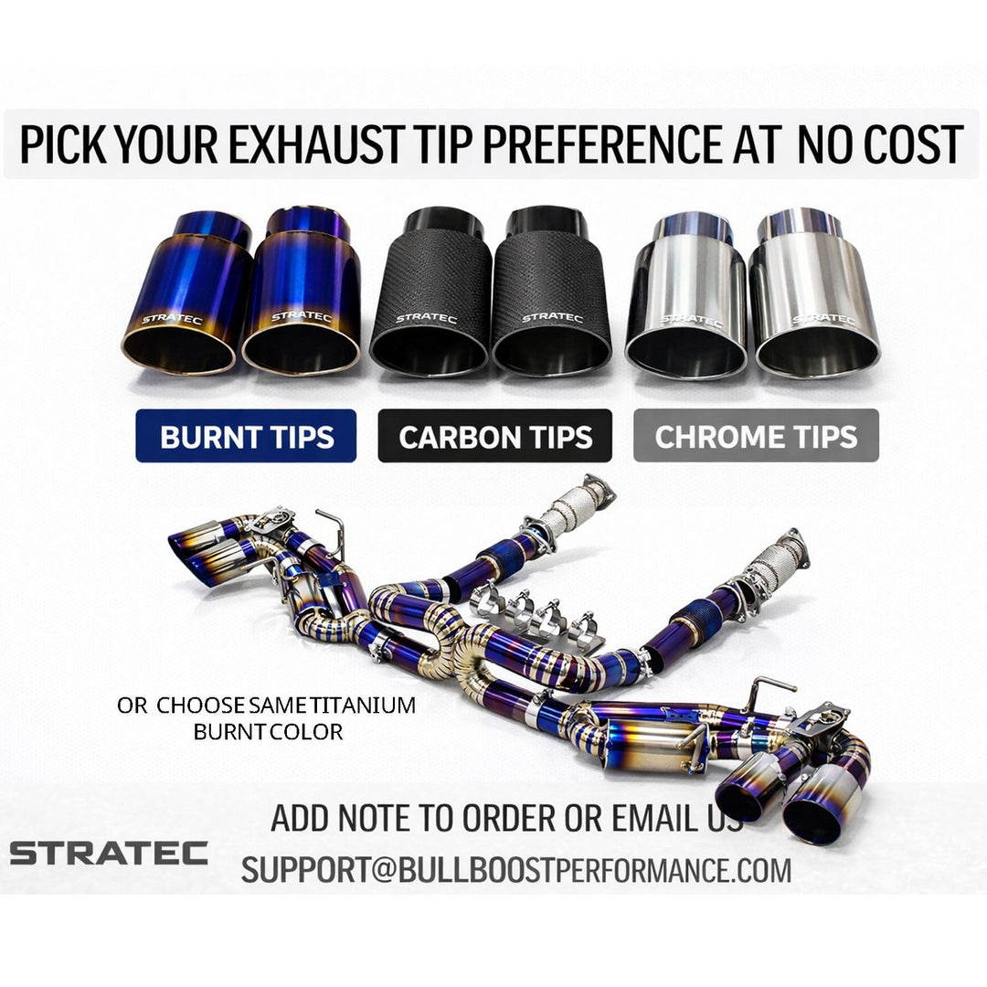 Titanium Valved Catback Exhaust System for Audi RS4 RS5 B9 B9.5 2.9T