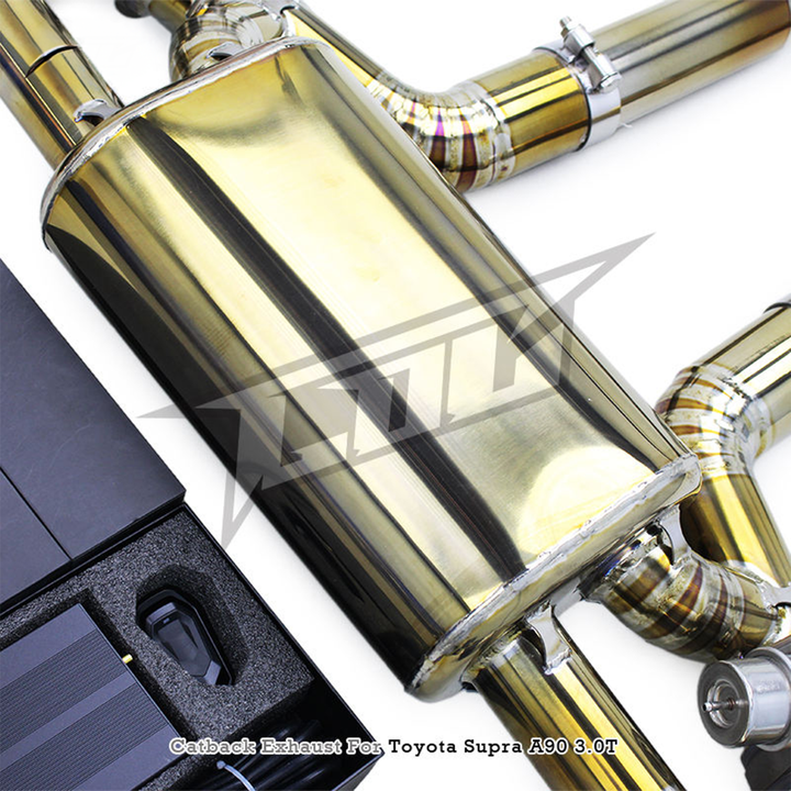 Titanium Valved Catback Exhaust System for Toyota Supra A90 A91 3.0T