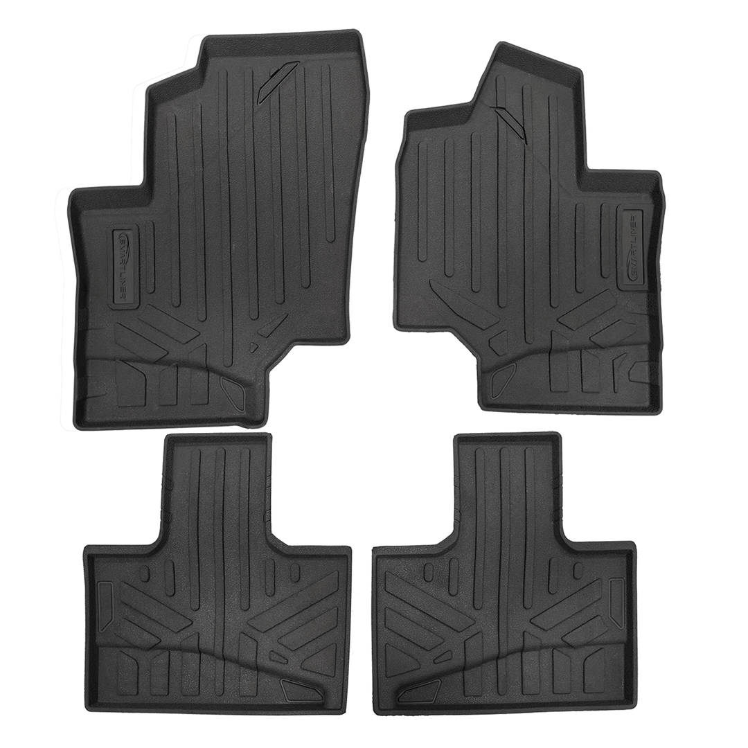SMARTLINER Rugged Rubber Floor Liners For 2019-2025 Can-Am Maverick Sport(4-Seater)