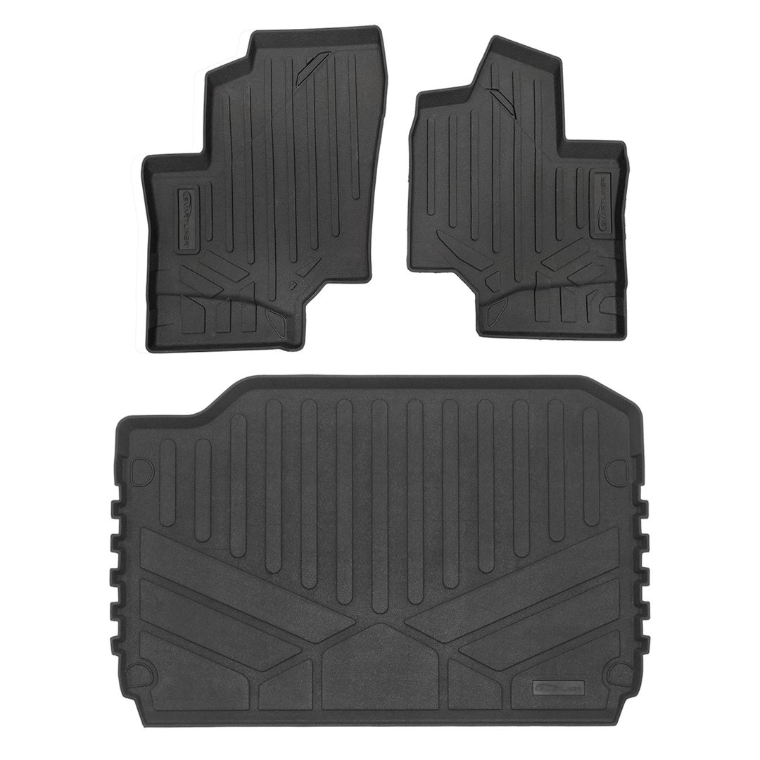 SMARTLINER Rugged Rubber Floor Liners For 2019-2026 Can-Am Commander (4 Seater)