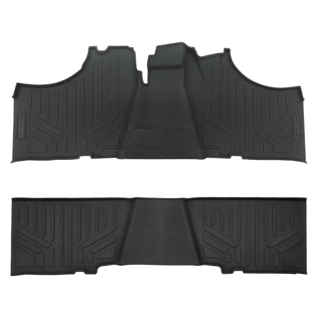 SMARTLINER Rugged Rubber Floor Liners For 2017-2026 Kawasaki Mule (6-Seater Models)
