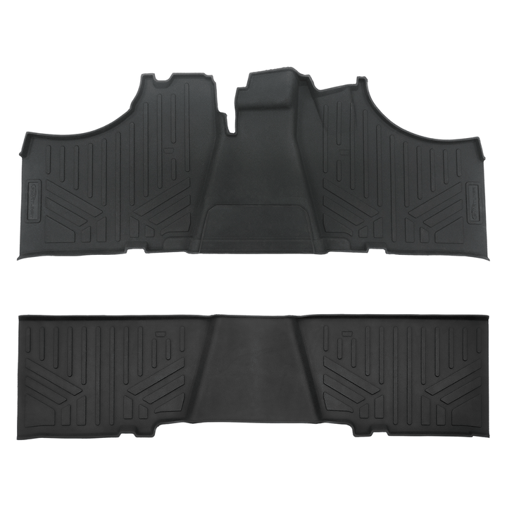SMARTLINER Rugged Rubber Floor Liners For 2017-2026 Kawasaki Mule (6-Seater Models)
