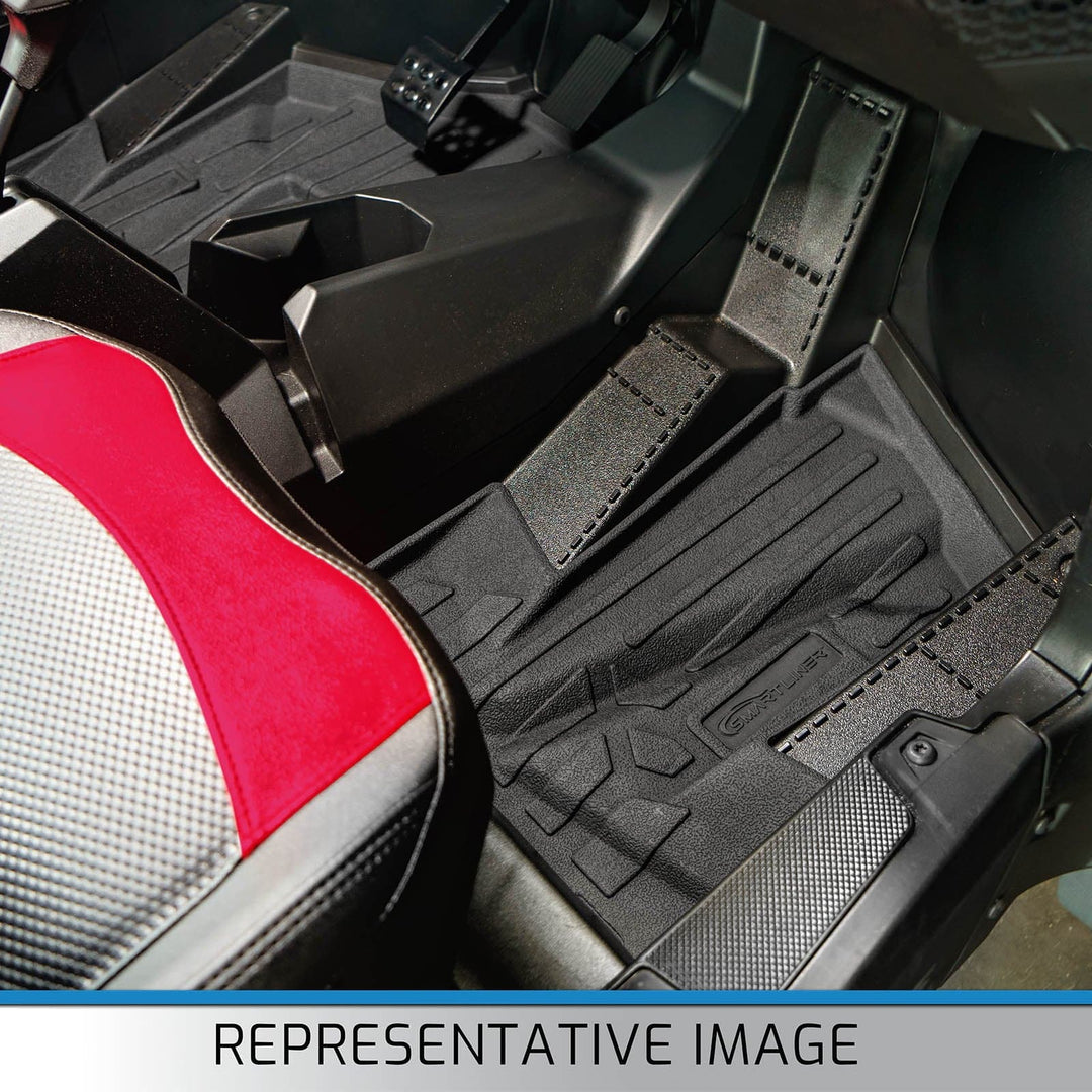 SMARTLINER Rugged Rubber Floor Liners For 2020-2025 Kawasaki TERYX KRX (4 Seater)