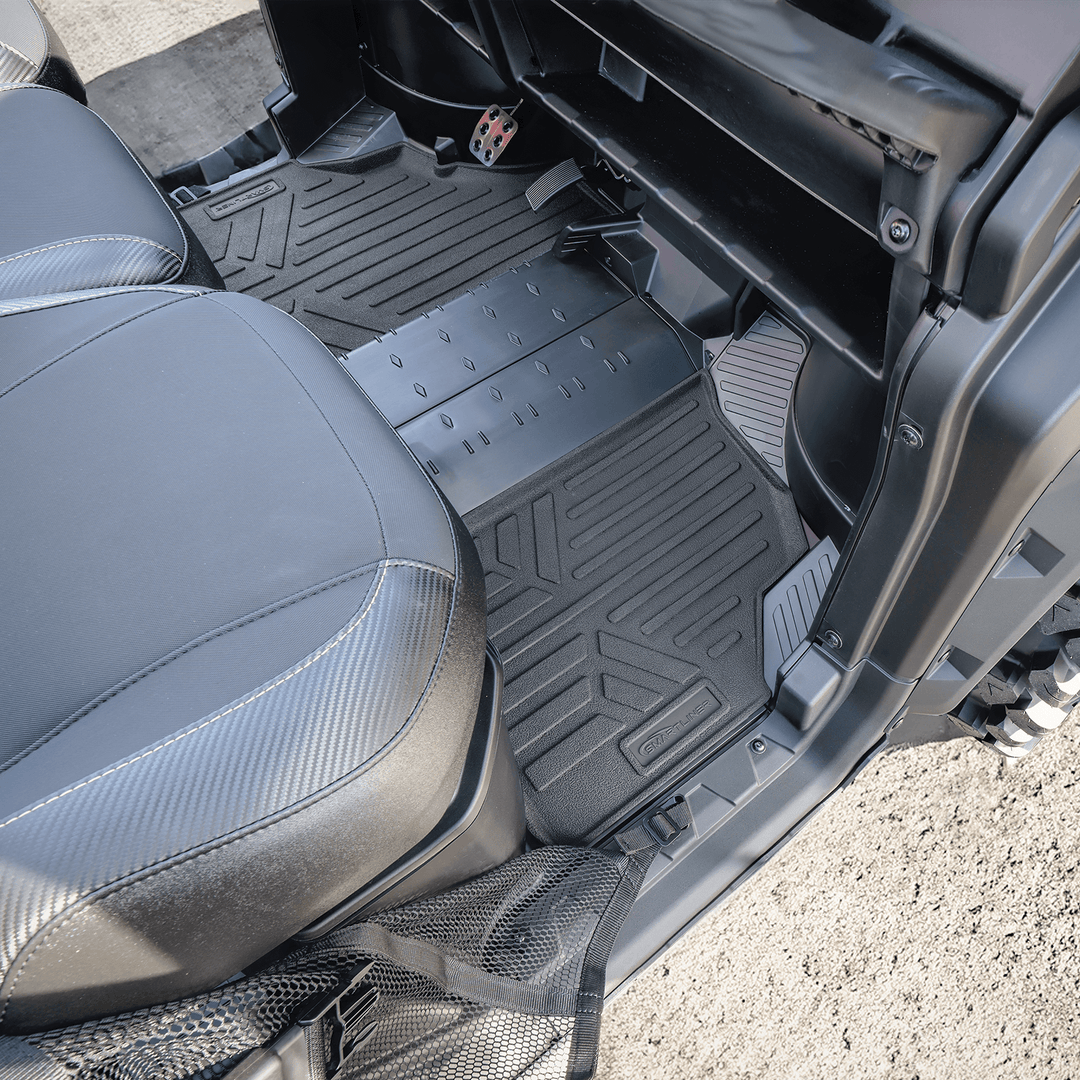 SMARTLINER OUTDOORS™ Rugged Rubber Floor Liners For 2016-2026 Can-Am Defender (3 Seater)