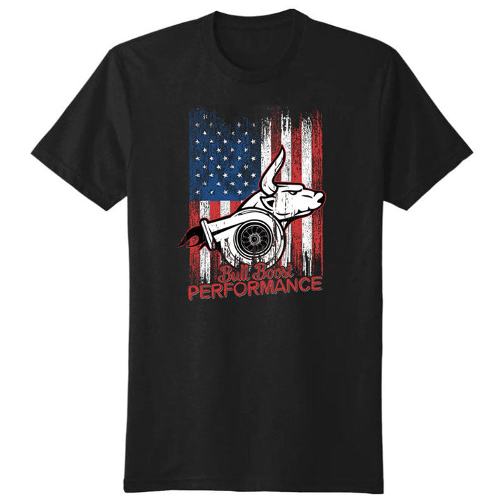 Turbo USA Bull Boost Performance Regular Heavy Cotton Pre Shrunk Shirt