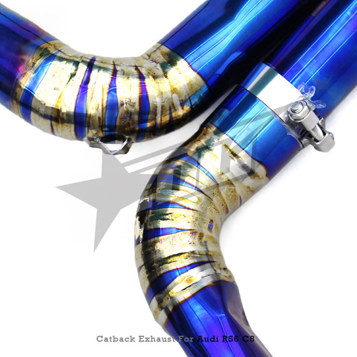 Titanium Valved Catback Exhaust System for Audi SQ5 8R FY 3.0T