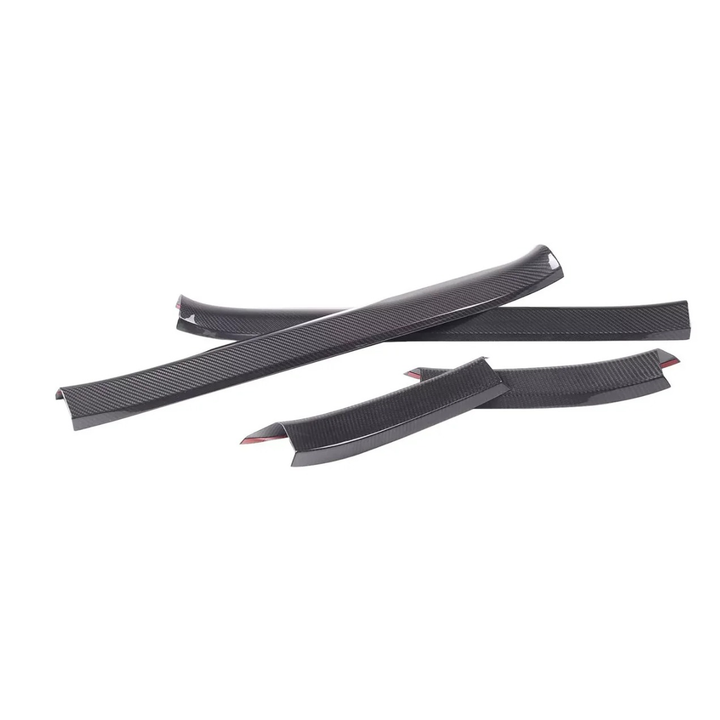 Carbon Fiber Interior Door Sill Trim Cover for Chevrolet Corvette C8 Z51 Z06