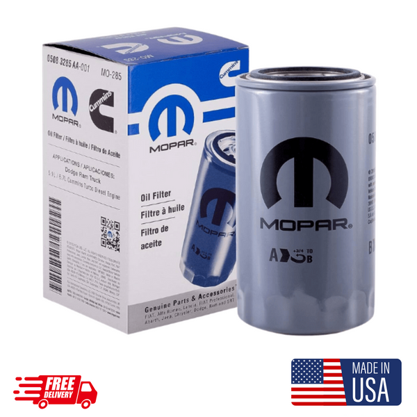 Mopar 5.9L/6.7L Cummins 5083285aa Oil filter for 1989-2024 Dodge RAM