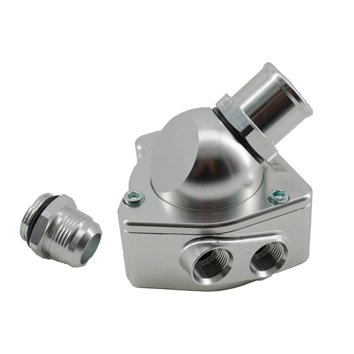 K20 K24 K Series Direct Water Pump Mount V2 Swivel Neck Thermostat Housing 16AN